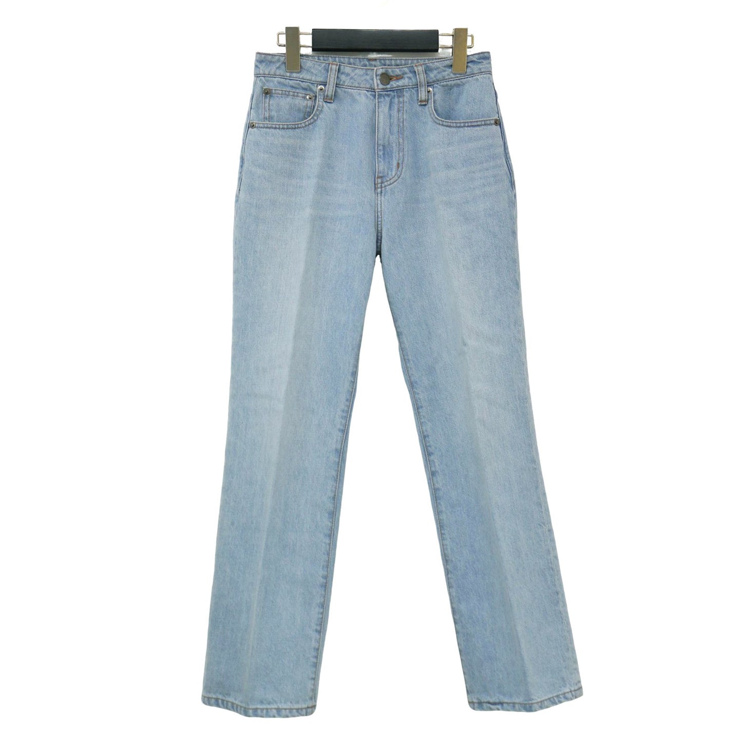 25春夏 センタープレス入り セミフレア デニム パンツ / Coney Denim Kristy D Pant コットン