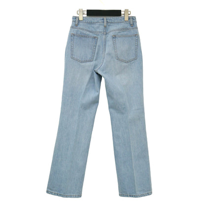 25春夏 センタープレス入り セミフレア デニム パンツ / Coney Denim Kristy D Pant コットン