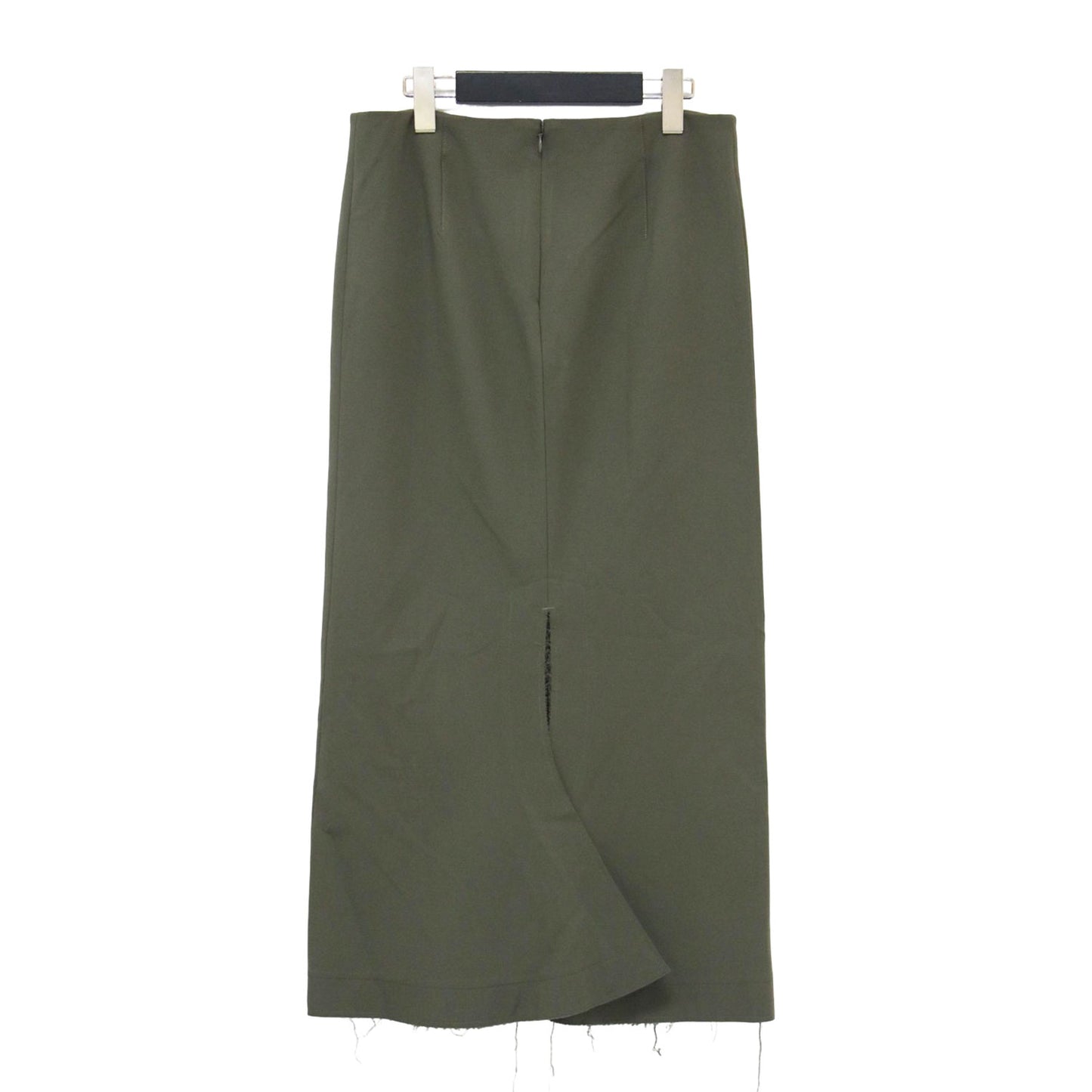 21春夏 SCENTOF ストレッチ Iライン スカート / ロングスカート タイト スリット カットオフ