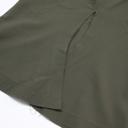 21春夏 SCENTOF ストレッチ Iライン スカート / ロングスカート タイト スリット カットオフ