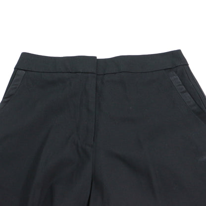 異素材 サイドライン ワイド パンツ / Cotton Gabardine Aライン フレア センタープレス コットン