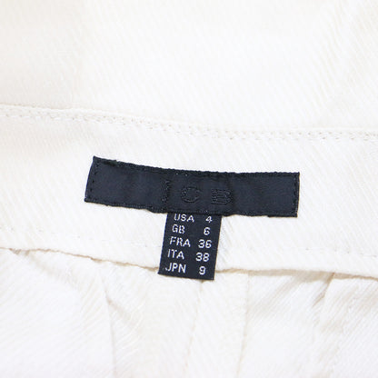 ハイウエスト リネン パンツ / Linen Kersey ワイド タック センタープレス シャンブレー カルゼ素材