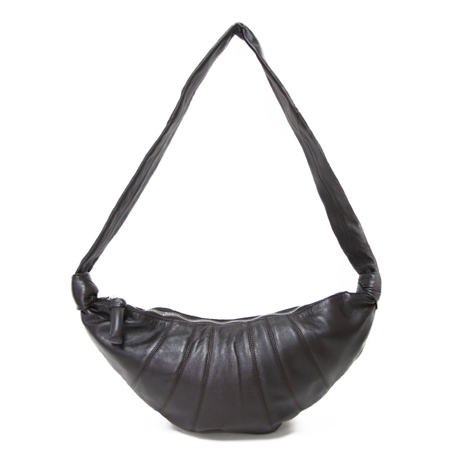 25秋冬 ミディアム クロワッサン ショルダーバッグ / Medium Croissant ソフト ナッパレザー 羊革