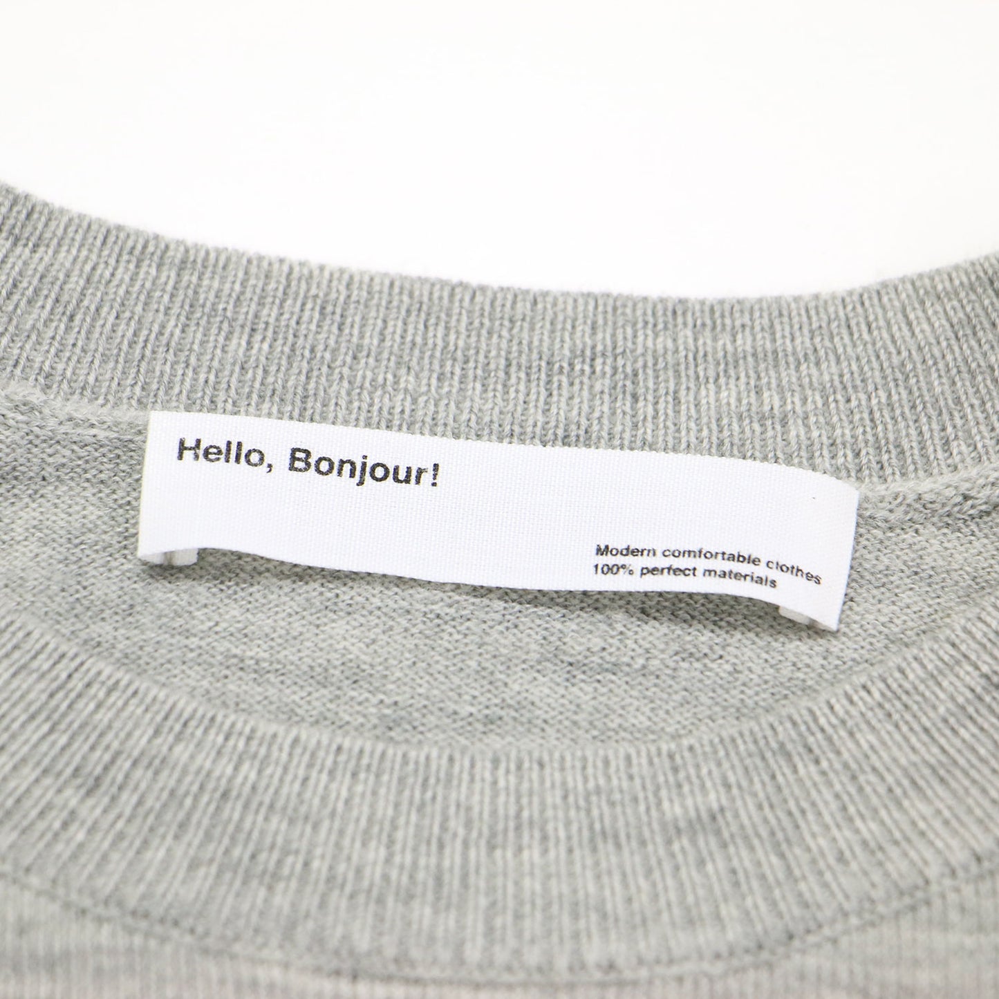 21秋冬 サイドスリット ニット / SIDE SLIT KNIT プルオーバー 長袖 クルーネック ドロップショルダー ワイド ウール