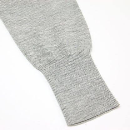 21秋冬 サイドスリット ニット / SIDE SLIT KNIT プルオーバー 長袖 クルーネック ドロップショルダー ワイド ウール