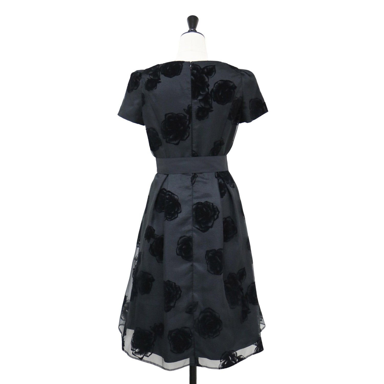 M'S GRACY 花柄リボン付きワンピース 38 エムズグレイシー M'sグレイシー花柄リボン付きワンピース(38