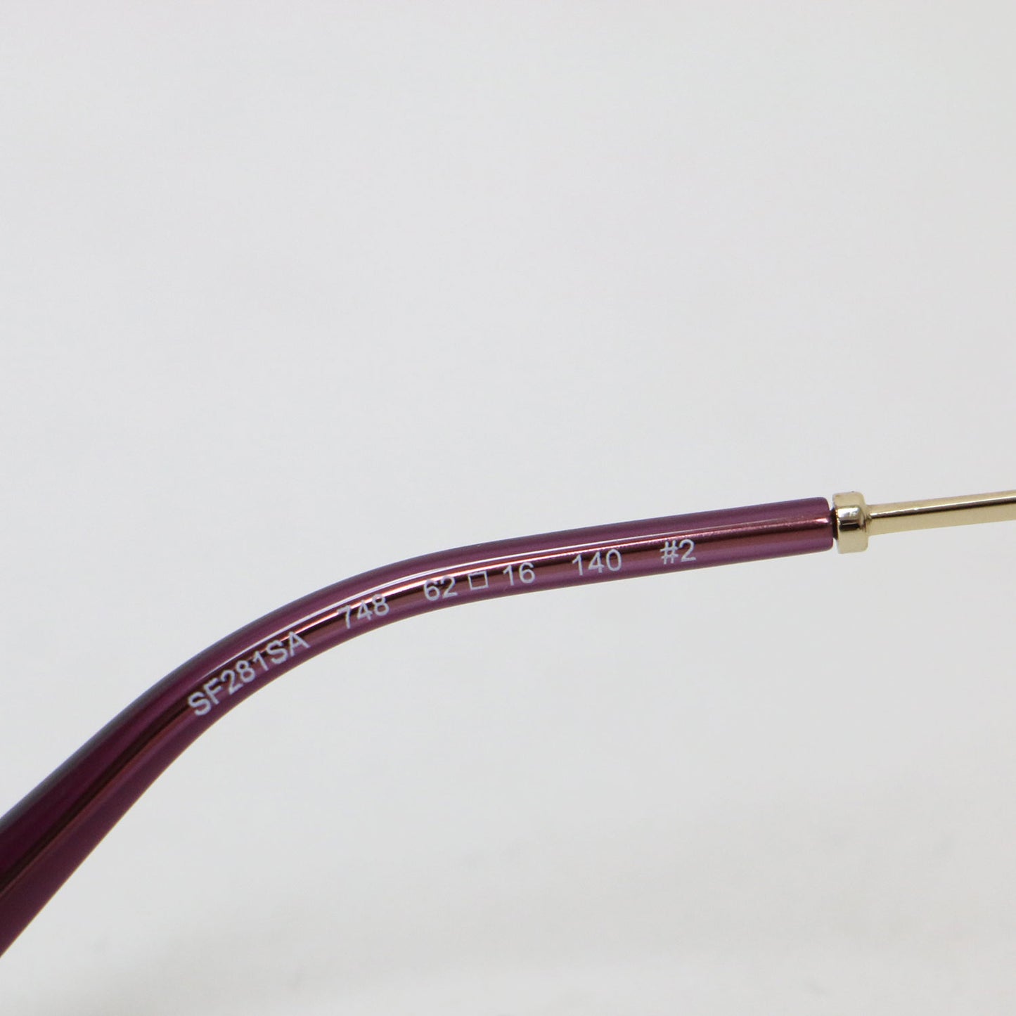 サングラス SF281SA / アイウェア ラウンジシェイプ グラデーションレンズ バイカラー