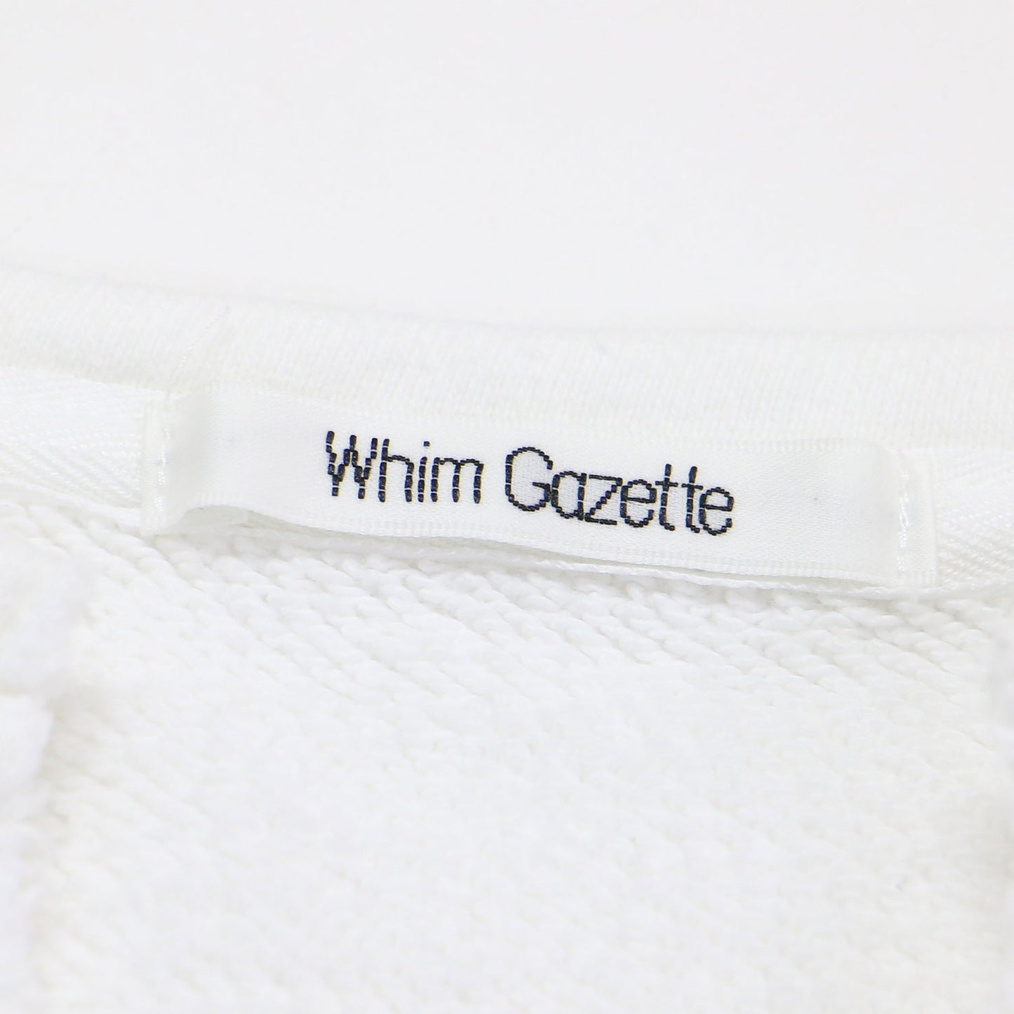 24春夏 スウェット Vネック プルオーバー / 長袖 クロップド丈 カットオフ コットン