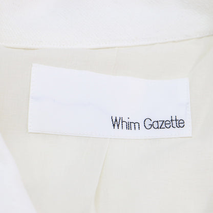 24春夏 コットン シルク ロングコート / トレンチコート オーバーサイズ ネップ