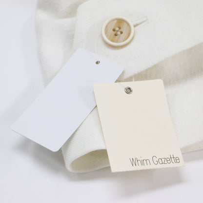 24春夏 コットン シルク ロングコート / トレンチコート オーバーサイズ ネップ