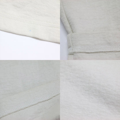 23春夏 バイカラージャケット / mapel ダンボールニット 長袖 ノーカラー チュニック丈 リボンテープ コットン