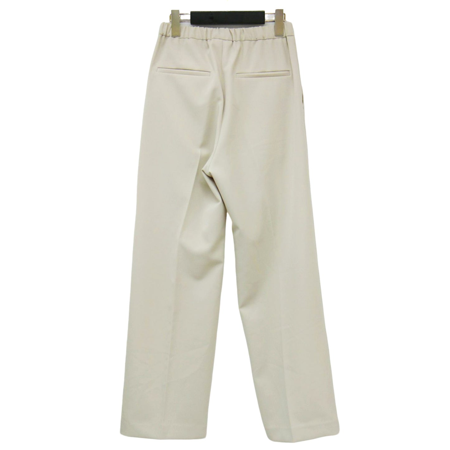 21秋冬 タック イージーパンツ / ワイドパンツ センタープレス ストレッチ