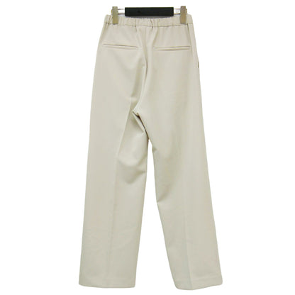 21秋冬 タック イージーパンツ / ワイドパンツ センタープレス ストレッチ