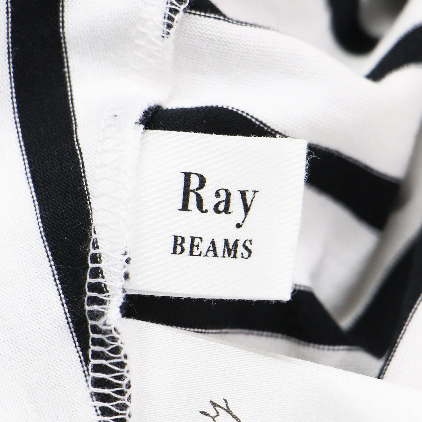 21春夏 バックフレア ロングスリーブ Tシャツ / カットソー クルーネック ワイド ボーダー コットン