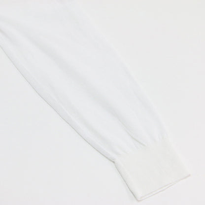 シアー クロップド プルオーバー ニット / Airy Cotton Cropped CN PO J ショート丈 クルーネック 長袖 コットン