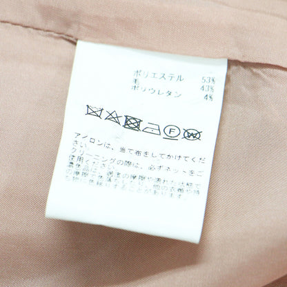 タック ストレート パンツ / スラックス ワイド センタープレス ウール