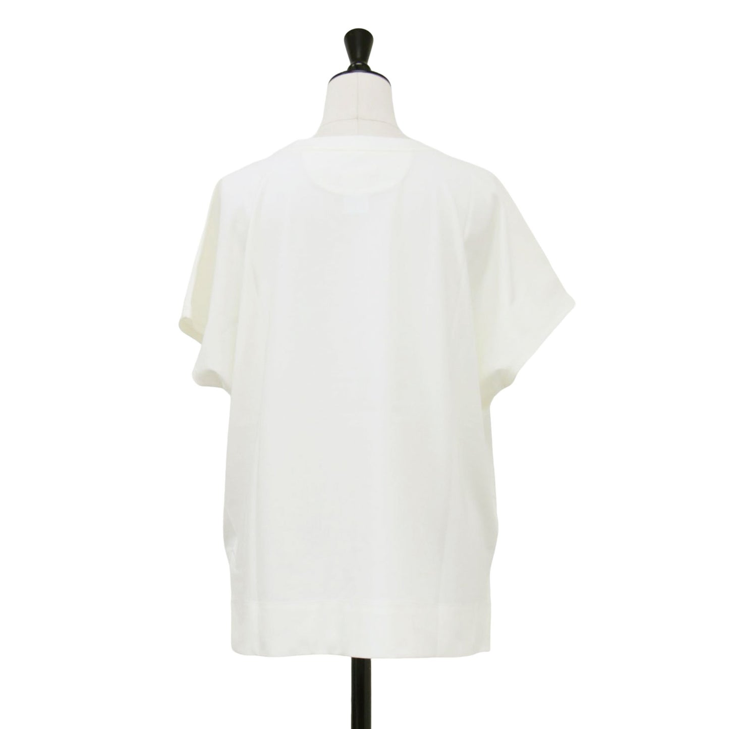 ワイド カットソー / Tシャツ プルオーバー 半袖 フレンチスリーブ スリット オーバーサイズ ストレッチ ウォッシャブル