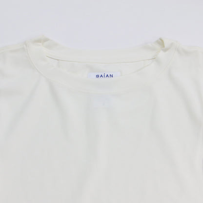 ワイド カットソー / Tシャツ プルオーバー 半袖 フレンチスリーブ スリット オーバーサイズ ストレッチ ウォッシャブル