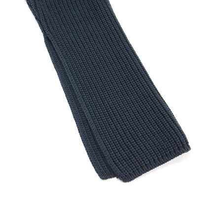 23春夏 5G スリットスリーブ ニット / プルオーバー 長袖 クルーネック クロップド丈 畦編み コットン