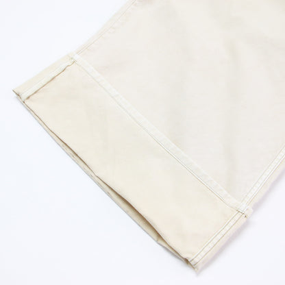 24秋冬 ケミカルウォッシュ アメスリ サロペット / オールインワン パンツ ワイド ノースリーブ ボートネック コットン