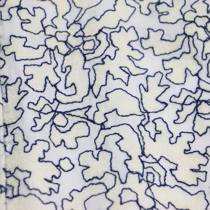 23春夏 キース エンブロイダリー ボウタイ ブラウス / ノースリーブ スタンドカラー リボン 刺繍