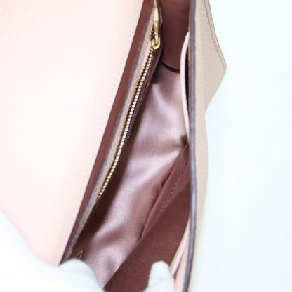 ハート パッチワーク チェーン ショルダーバッグ / 2WAY 肩掛け クロスボディ スエード レザー コンビ