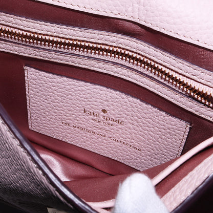 ハート パッチワーク チェーン ショルダーバッグ / 2WAY 肩掛け クロスボディ スエード レザー コンビ