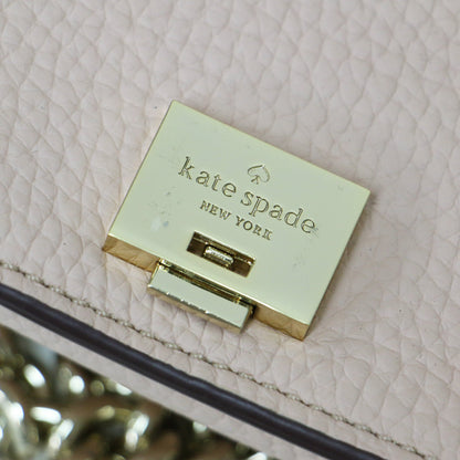 ハート パッチワーク チェーン ショルダーバッグ / 2WAY 肩掛け クロスボディ スエード レザー コンビ