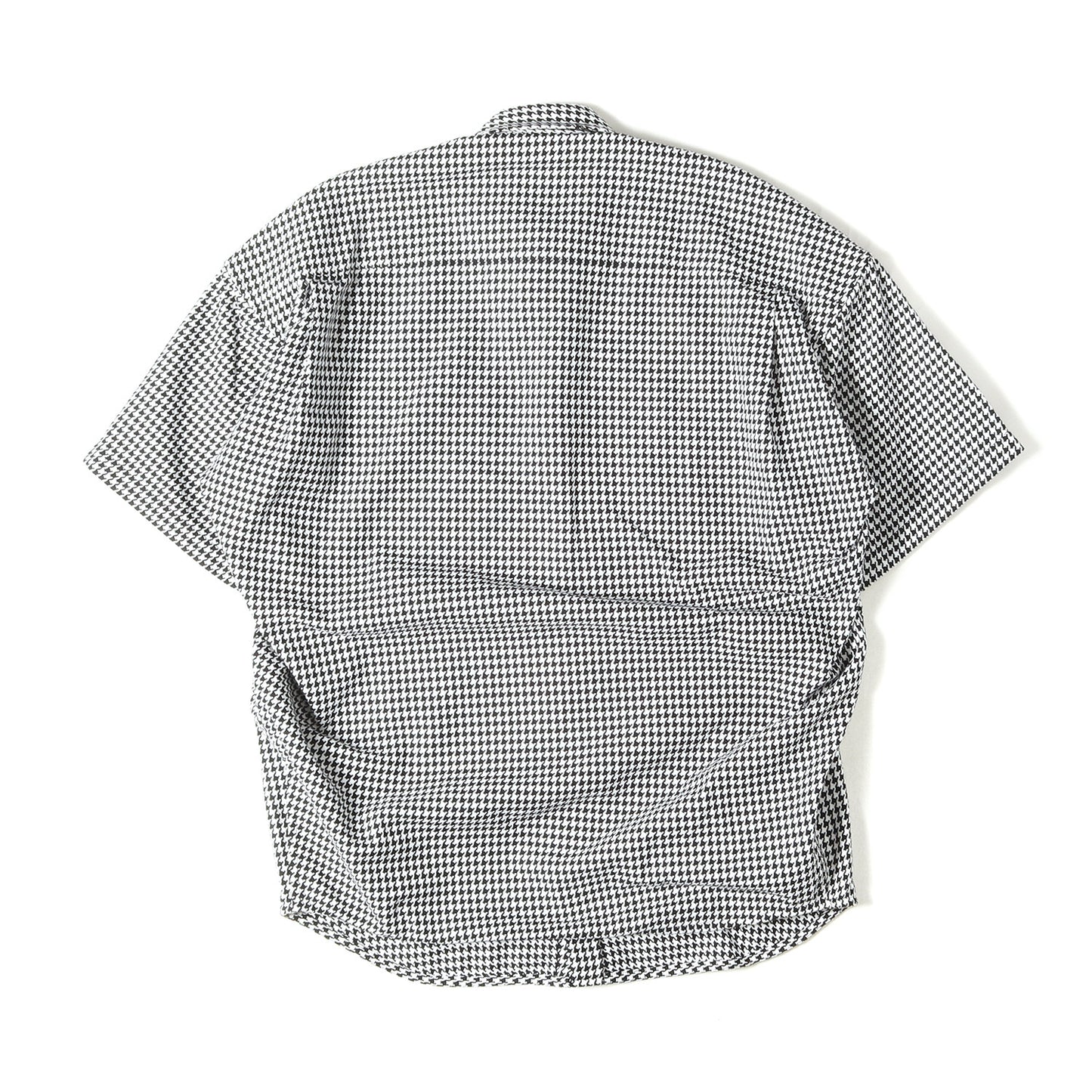 20SS ハウンドトゥースジャガード ショートスリーブ ヘビーフランネル シャツ