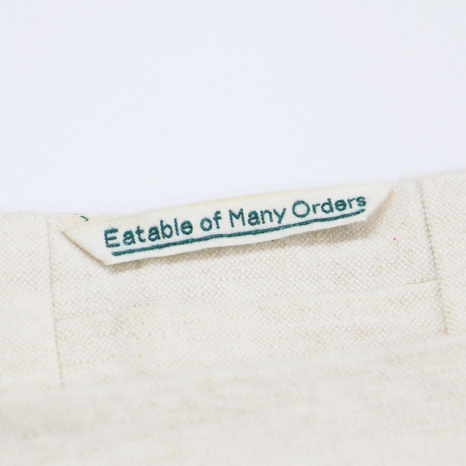 Eatable of Many Orders  ブラウス ベージュ系 サイズ:FREE / パフスリーブ ツイード ドッキング トップス / ボートネック 半袖 切替 コットン バンブー シルク / トップス シャツ カットソー / 日本製【レディース】【中古】 Eatable of Many Orders ブラウス ベージュ系 サイズ:FREE