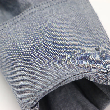 23春夏 コットン ダンガリー シャツ / COTTON DUNGAREE SHIRT 長袖 レギュラーカラー オーバーサイズ