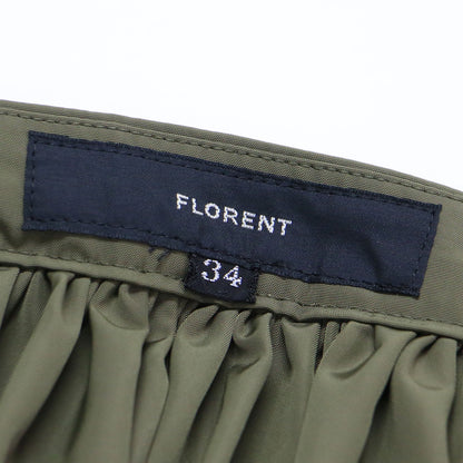 24秋冬 タフタ ロング スカート / ギャザー ボリューム ポリエステル