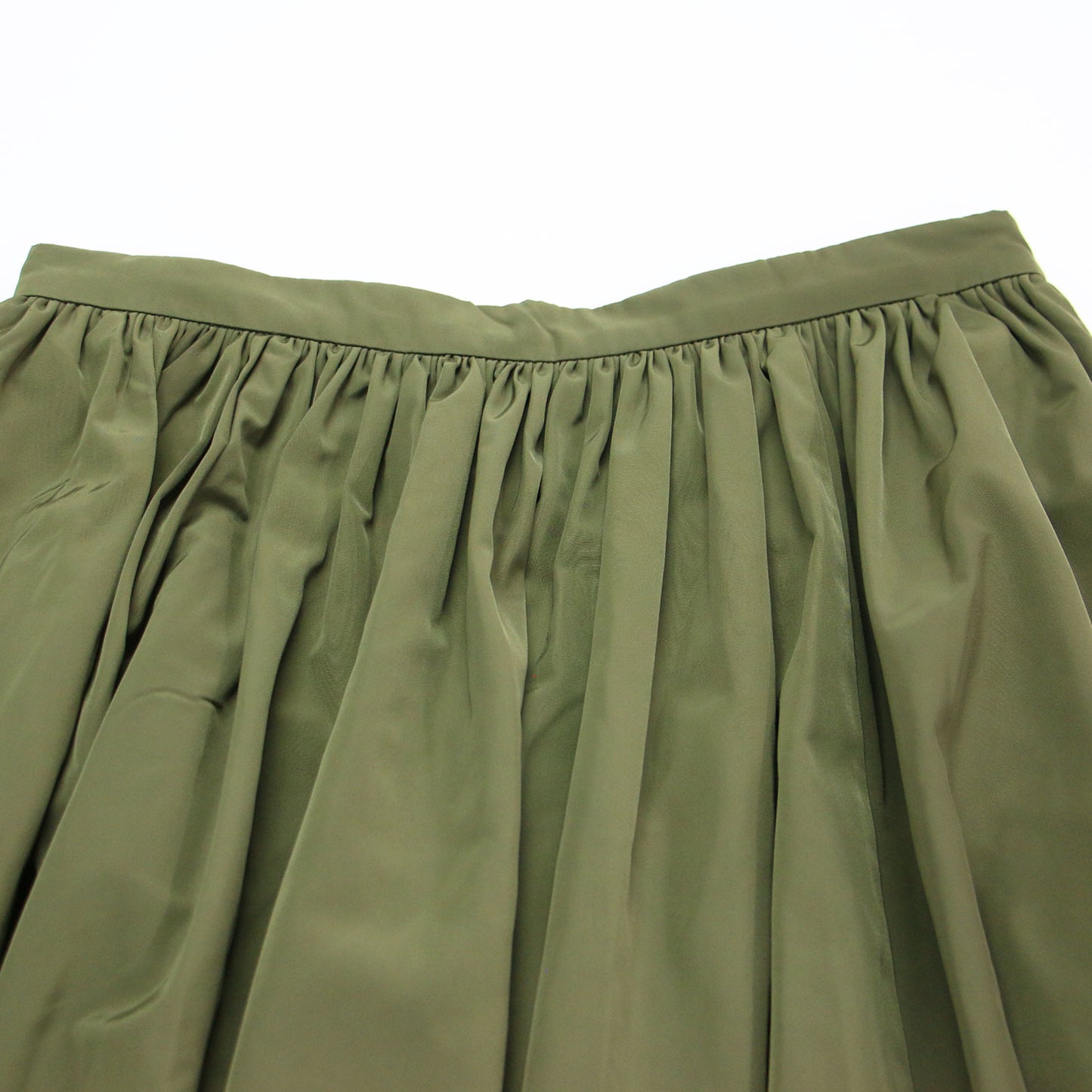 24秋冬 タフタ ロング スカート / ギャザー ボリューム ポリエステル