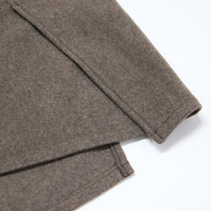 24秋冬 ロイヤルジロン メルトン スカート / ロング Aライン スリット ウール