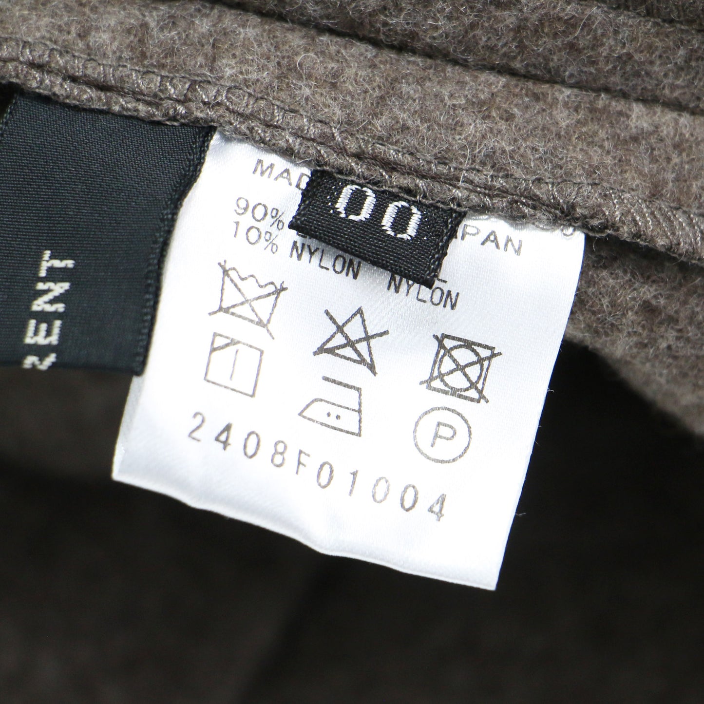 24秋冬 ウール メルトン キャミソール トップス / ブラウス Aライン スリット タック