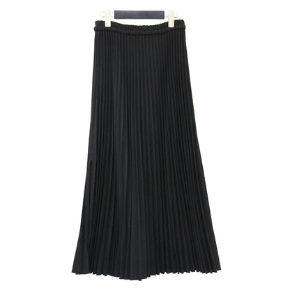 ストリング プリーツ スカート / String pleated skirt ロング フレア ウエストゴム