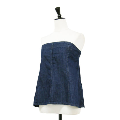 24春夏 6oz デニム ビスチェ / ベアトップ コットン