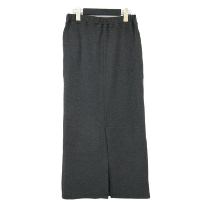 バックスリット スカート / BACK SLIT SKIRT ロング タイト ストレッチ ダブルフェイス