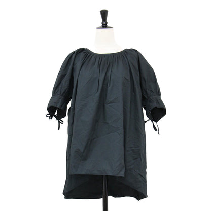 22秋冬 パフスリーブ ブラウス / PUFF SLEEVE BLOUS 5分袖 ギャザー コットン