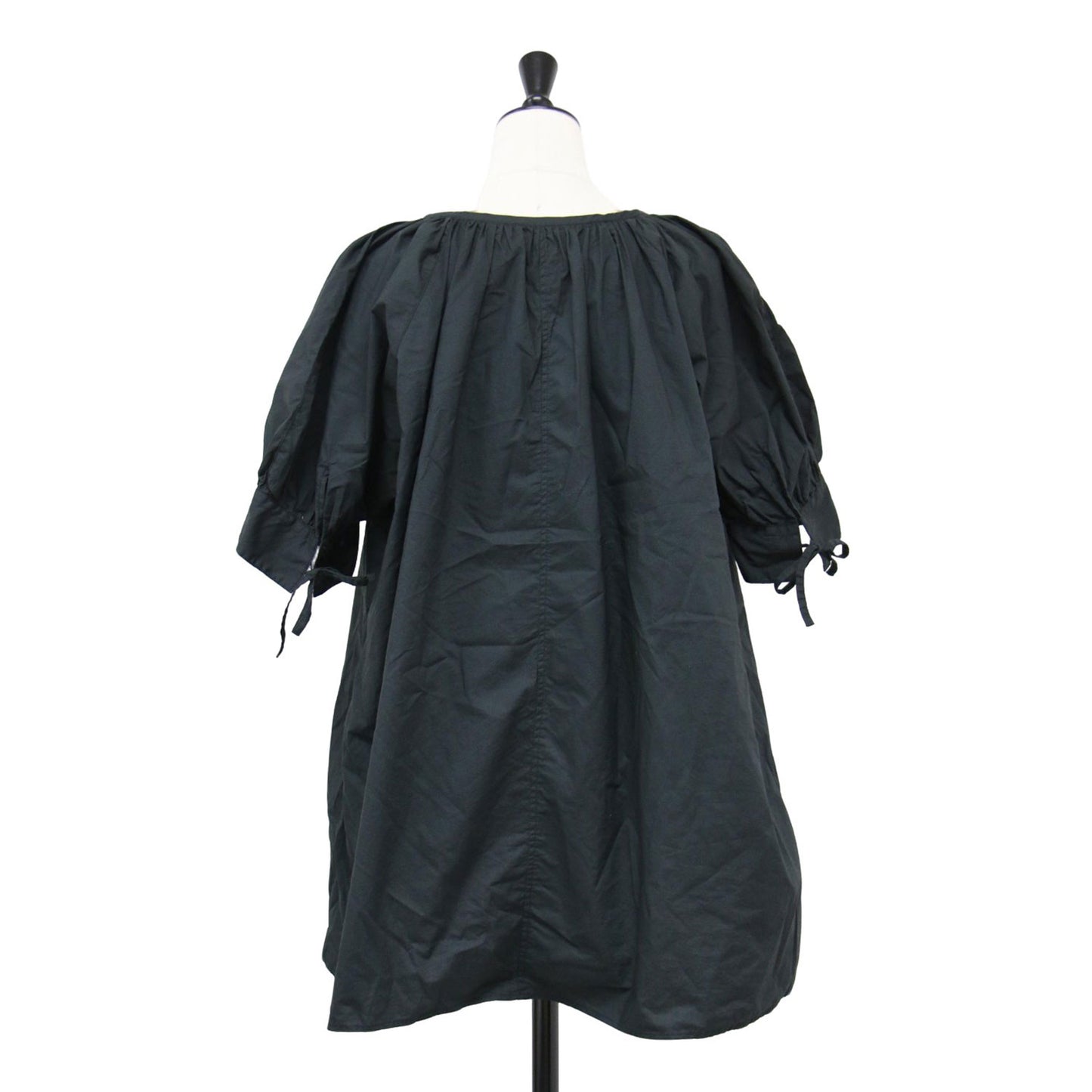 22秋冬 パフスリーブ ブラウス / PUFF SLEEVE BLOUS 5分袖 ギャザー コットン