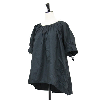 22秋冬 パフスリーブ ブラウス / PUFF SLEEVE BLOUS 5分袖 ギャザー コットン