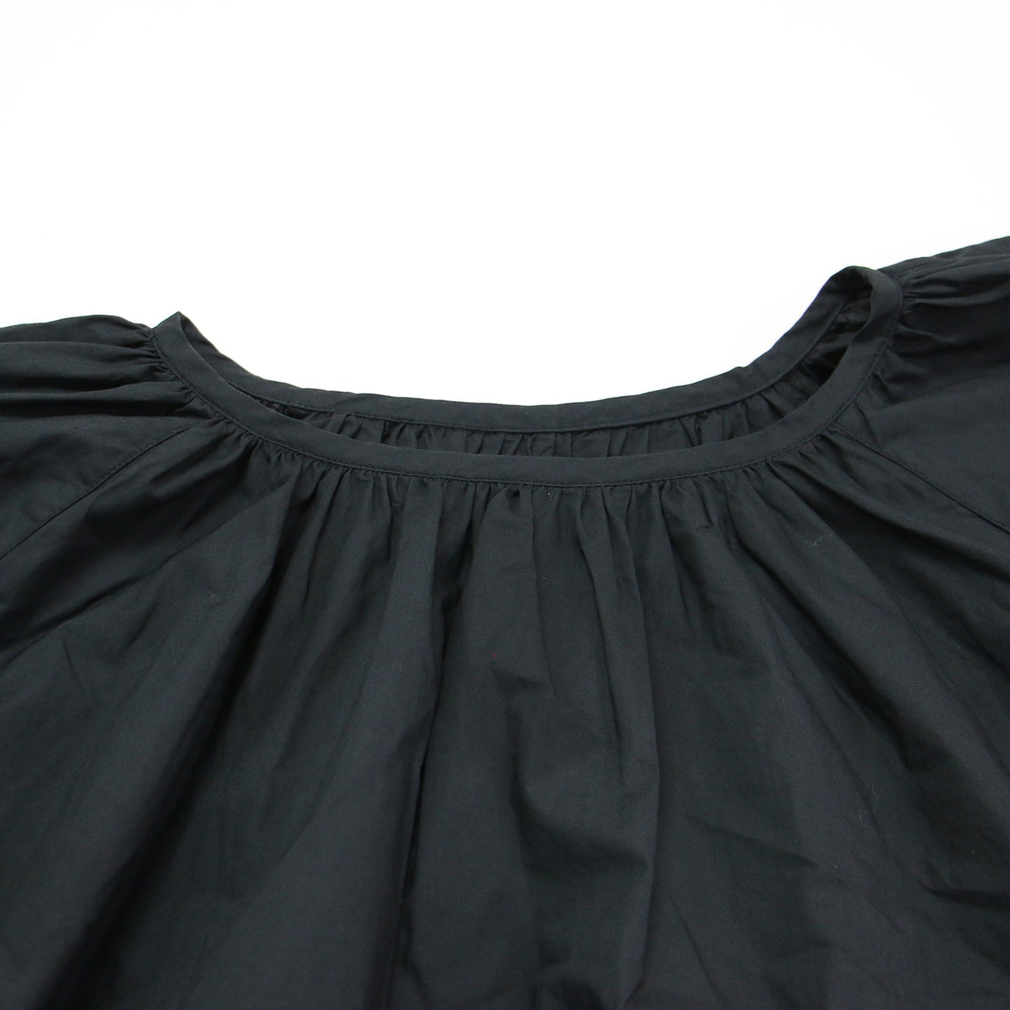 22秋冬 パフスリーブ ブラウス / PUFF SLEEVE BLOUS 5分袖 ギャザー コットン