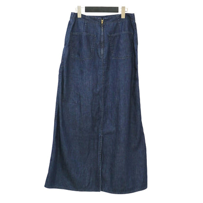 24春夏 6oz デニム ロング スカート / Aライン コットン