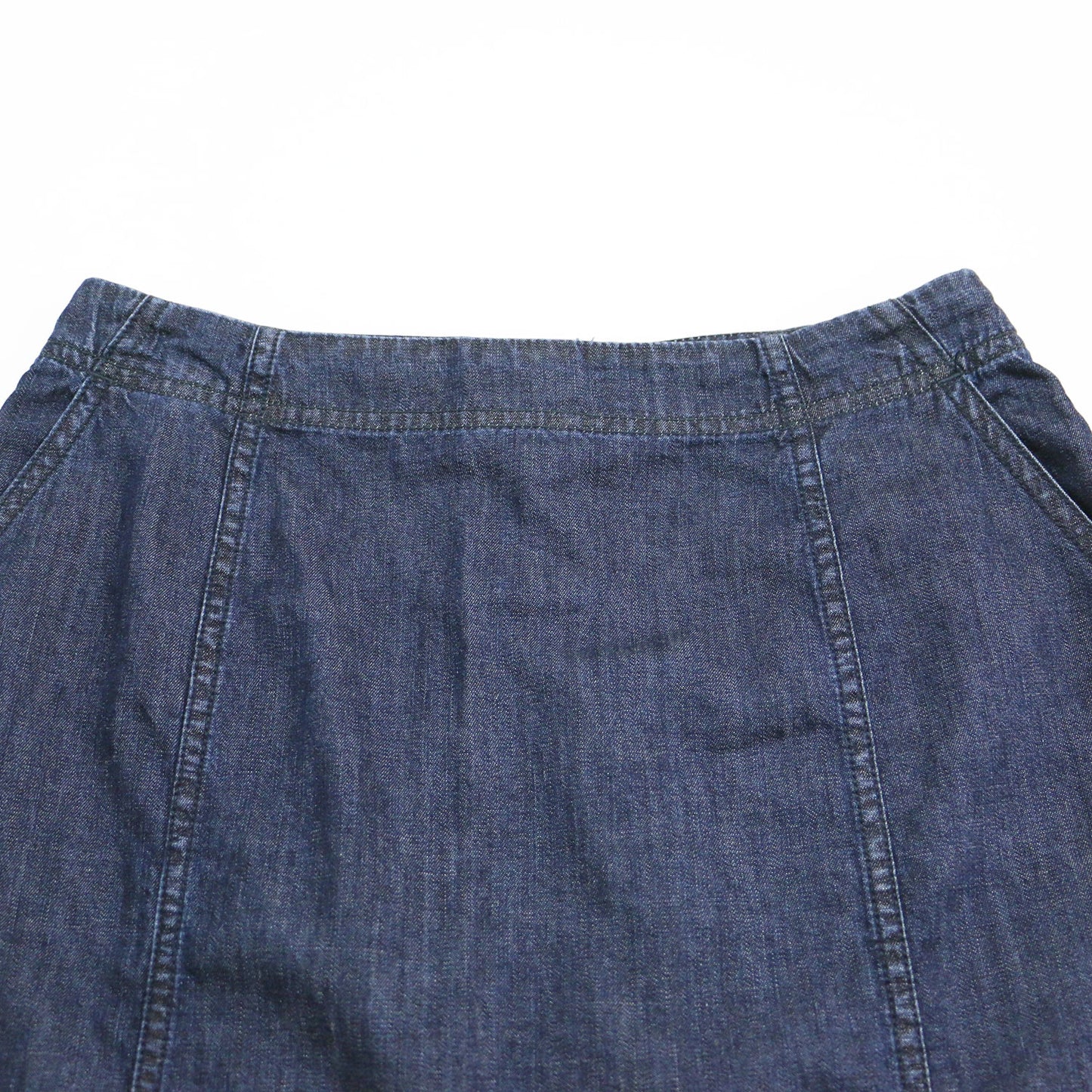 24春夏 6oz デニム ロング スカート / Aライン コットン