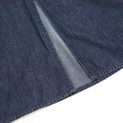 24春夏 6oz デニム ロング スカート / Aライン コットン
