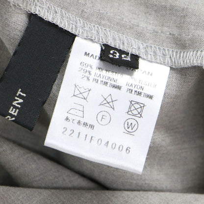 ウエストリボン付き ワイド パンツ / タック ハイウエスト