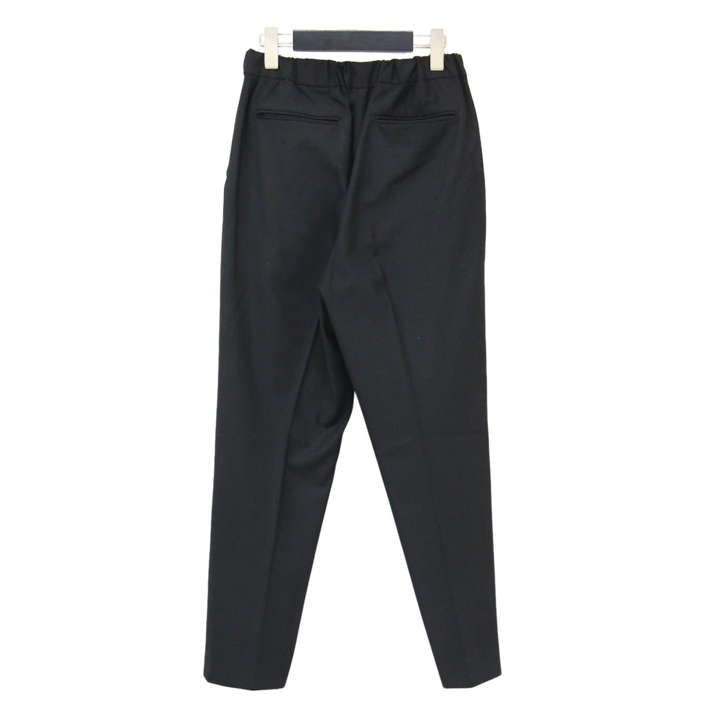 23秋冬 ジップ テーパード パンツ / ZIP TAPERED PANTS スラックス センターピンタック ツイル ウール