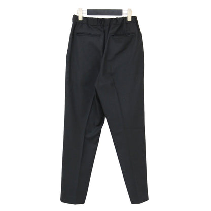 23秋冬 ジップ テーパード パンツ / ZIP TAPERED PANTS スラックス センターピンタック ツイル ウール