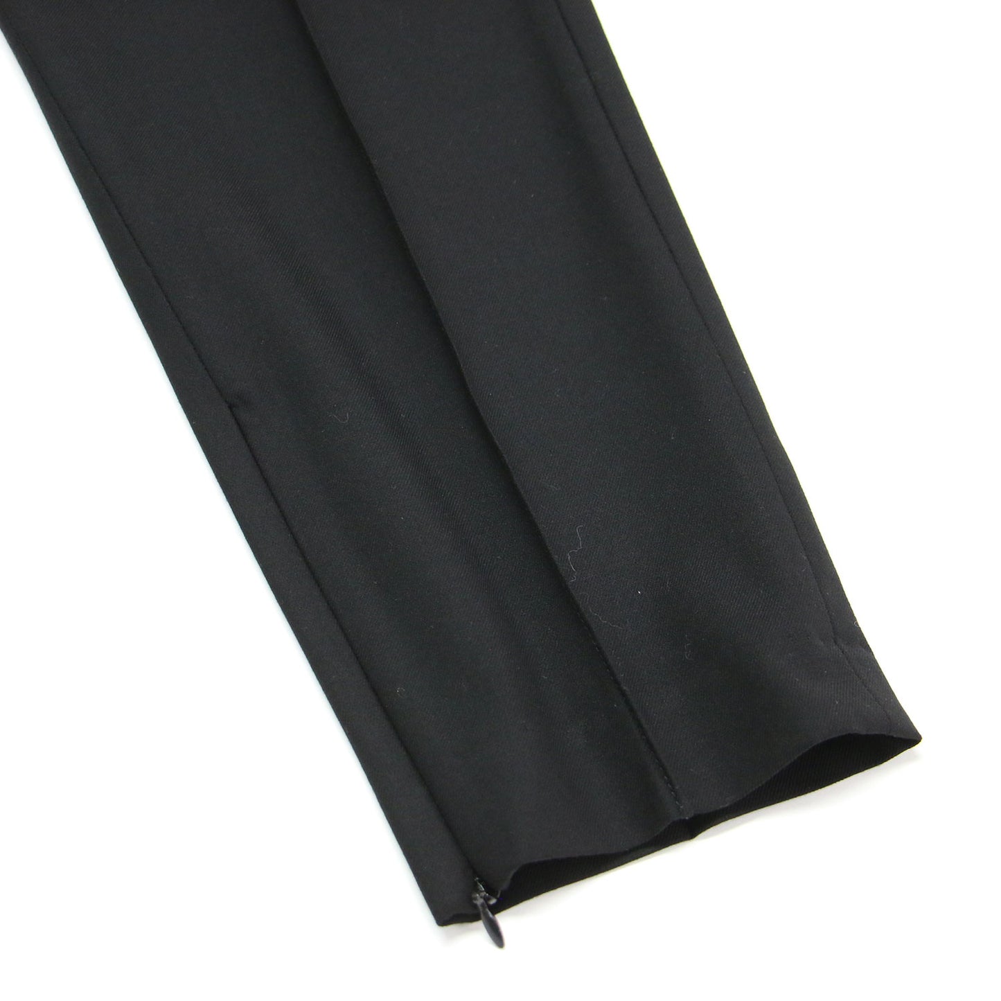 23秋冬 ジップ テーパード パンツ / ZIP TAPERED PANTS スラックス センターピンタック ツイル ウール