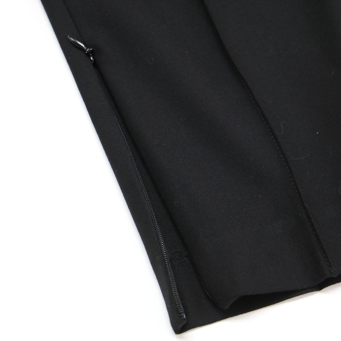 23秋冬 ジップ テーパード パンツ / ZIP TAPERED PANTS スラックス センターピンタック ツイル ウール